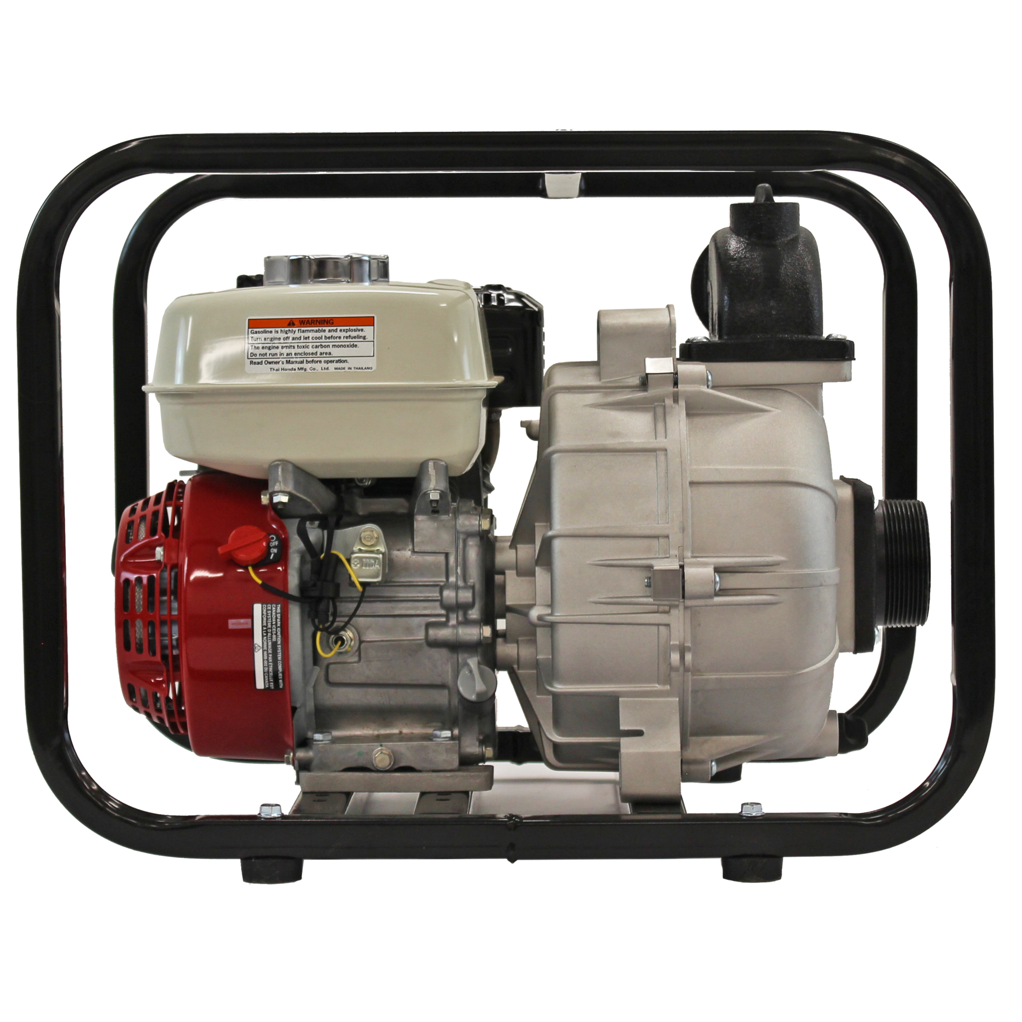 Brave, 3in. Trash Water Pump, Max. Flow 290 GPM, Engine Displacement 200 cc, Engine Brand Honda, Model# BRP520TP3